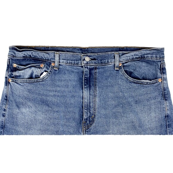 Levi's 505 Straight Leg Regular Fit Medium Wash Jeans Men's Size 40x30 (J3) - Picture 3 of 4